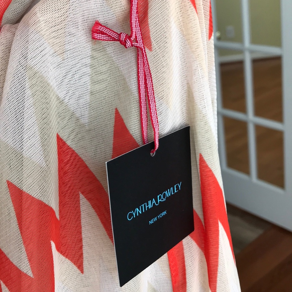 Cynthia Rowley Chevron Strapless Dress/Cover-up - Picture 4 of 7